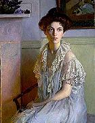 Lilla Cabot Perry Lady with a Bowl of Violets Germany oil painting artist